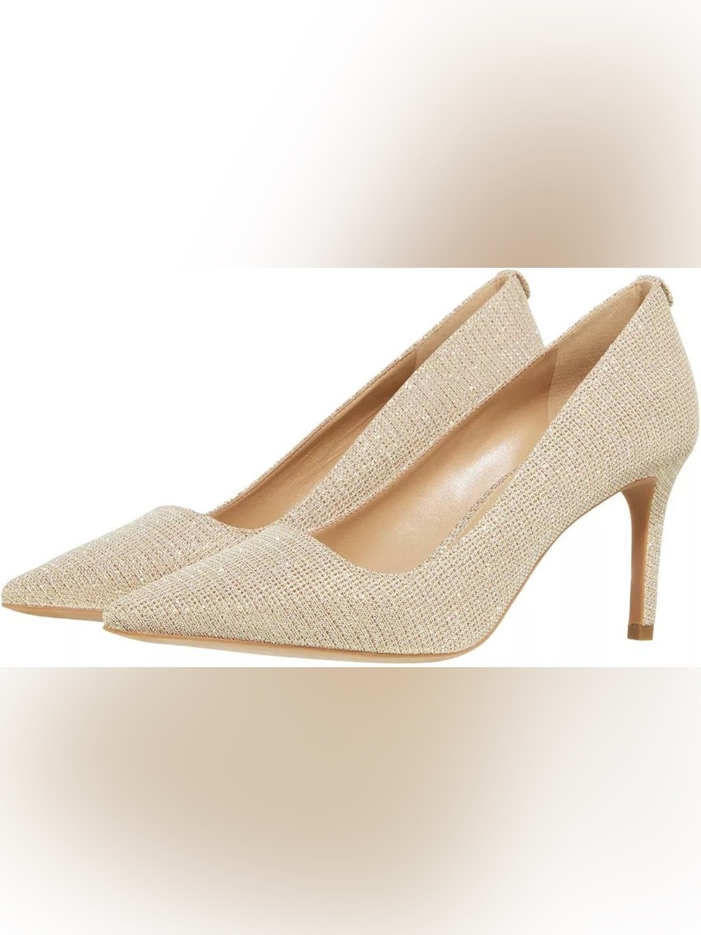 New without Box Michael Kors Pale Gold  Alina Flex Pumps